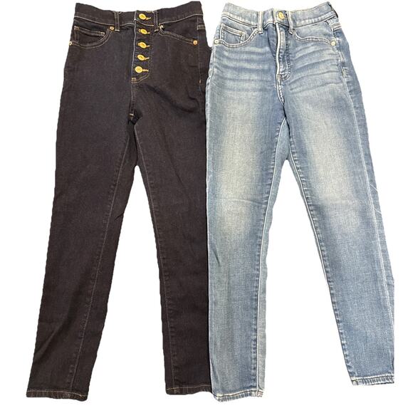 Express Denim - LOT of 2 Express Womens Jeans Skinny High Rise Jeans Size 00S